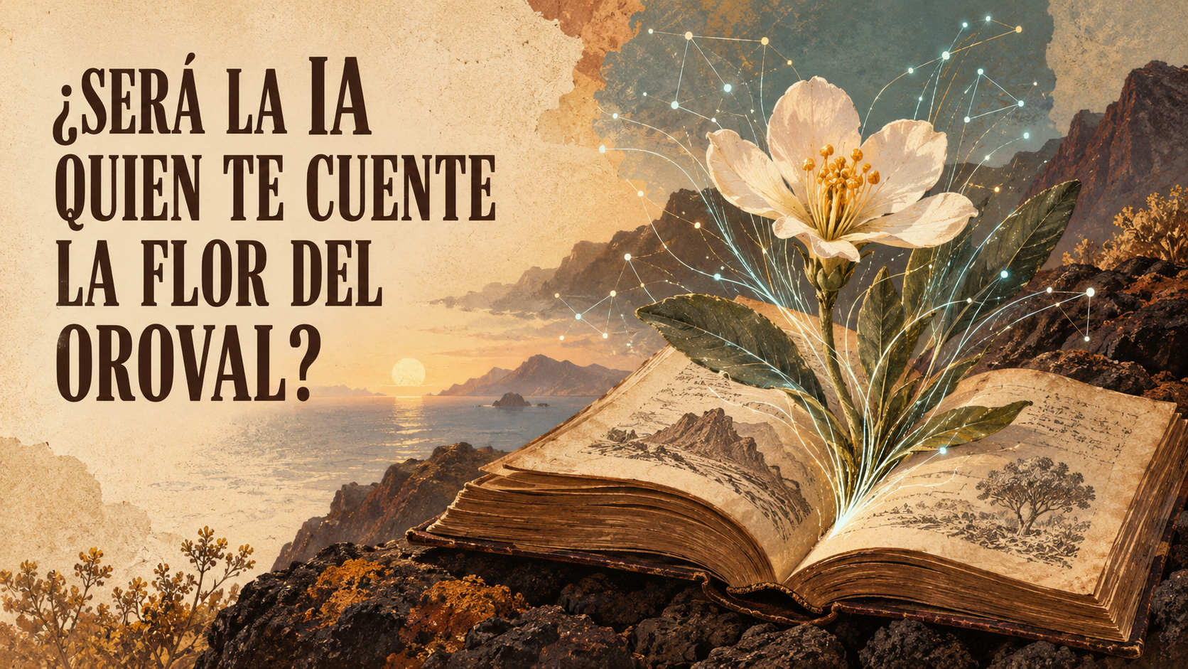 ¿Será la IA quien te cuente La Flor del Oroval?